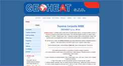 Desktop Screenshot of geoheat.cz