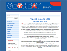 Tablet Screenshot of geoheat.cz